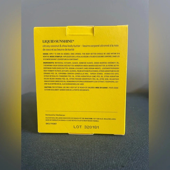 New Saje Bath in Sunshine bath & Body Duo with a bath bomb and body butter - Picture 5 of 7